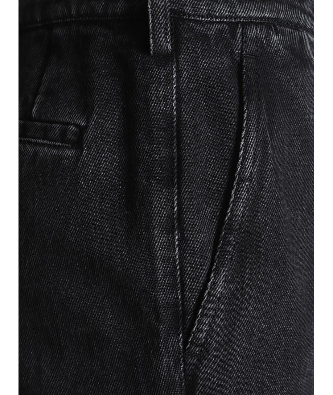RIER Антрацитовые хлопковые прямые джинсы, фото 3