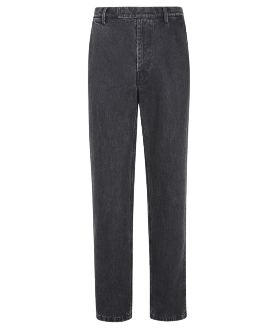 RIER Антрацитовые хлопковые прямые джинсы, фото 1