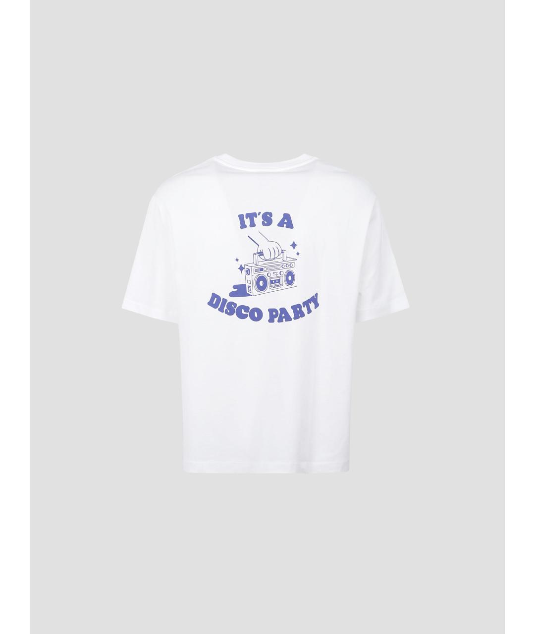 A.P.C. Белая хлопковая футболка, фото 2