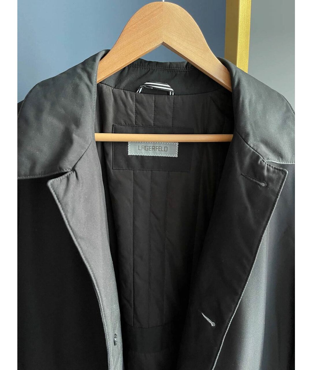 KARL LAGERFELD Черная хлопковая куртка, фото 2