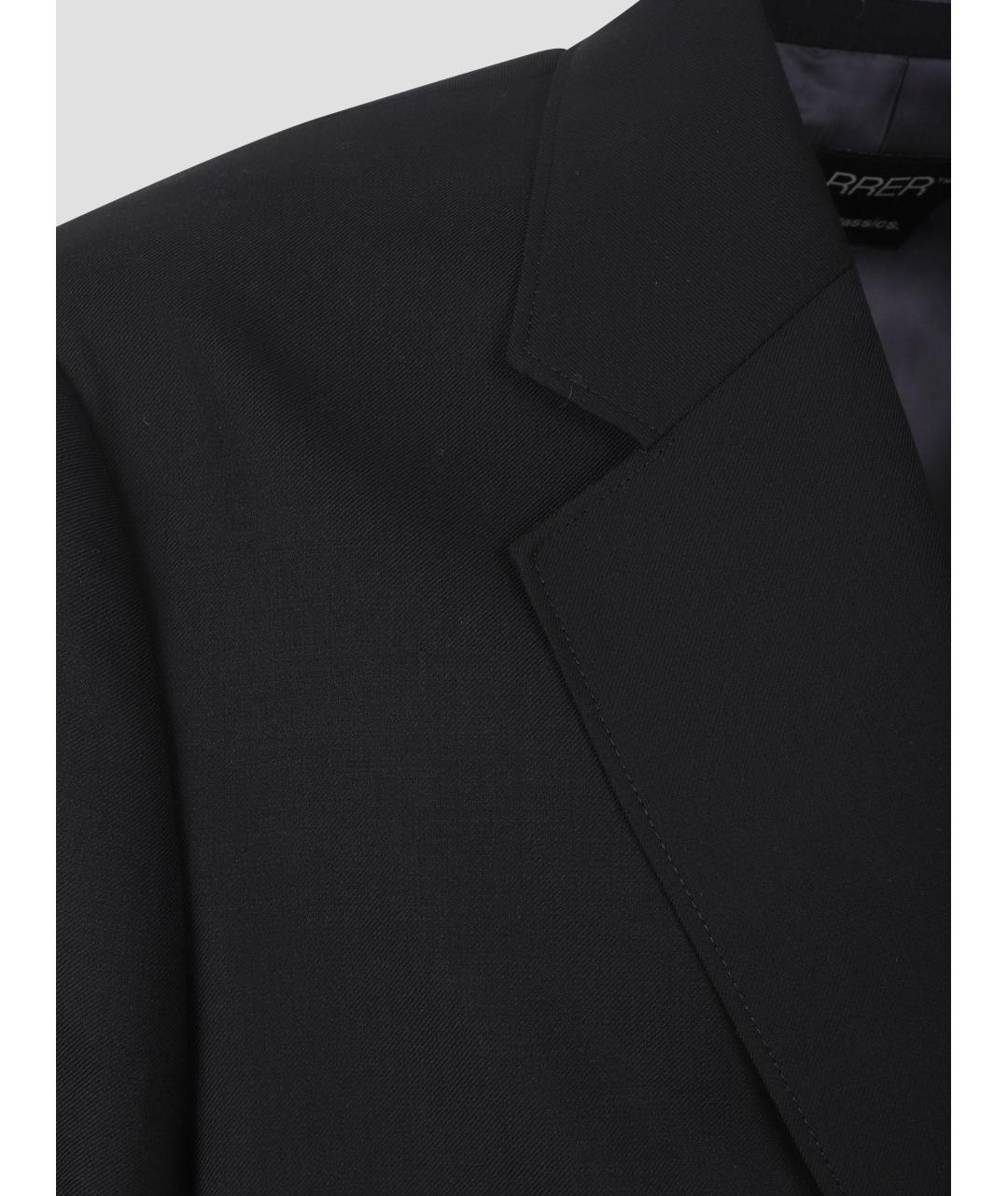 CARRERA Y CARRERA Черный шерстяной пиджак, фото 3