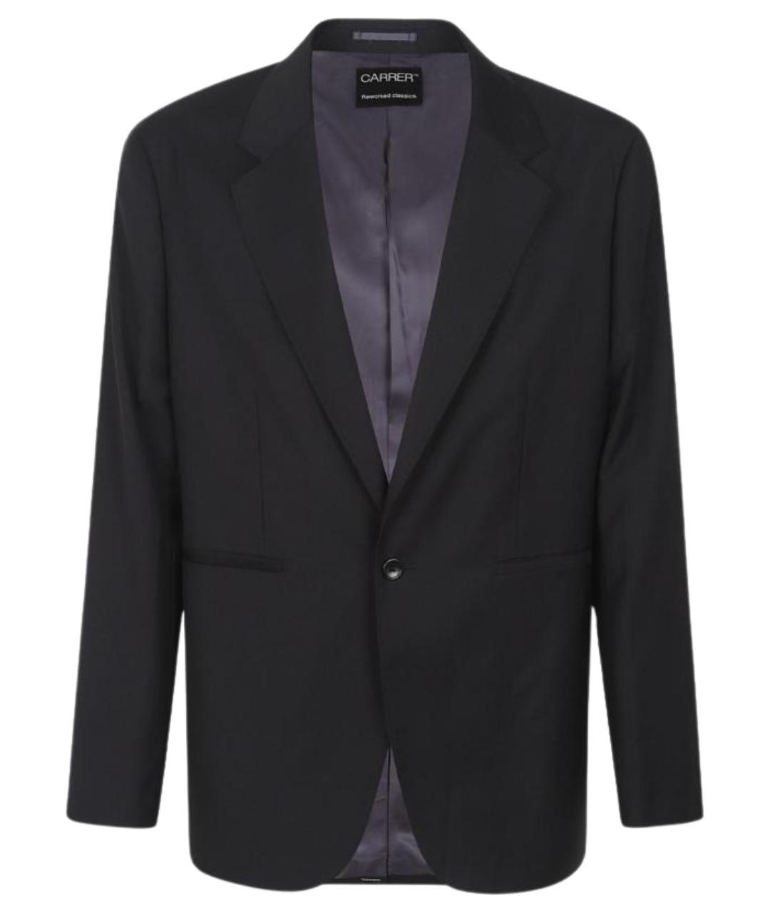 CARRERA Y CARRERA Черный шерстяной пиджак, фото 1
