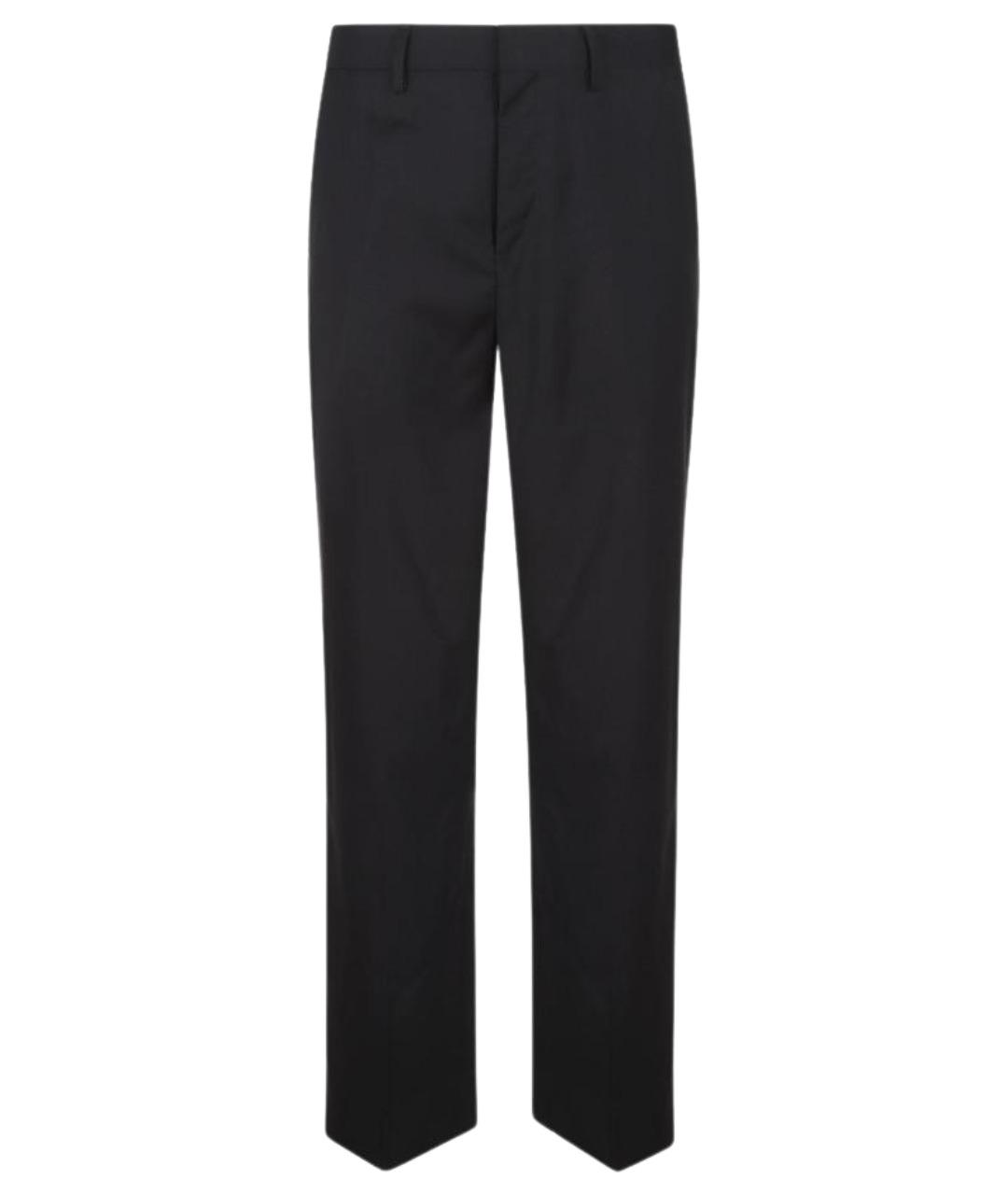 CARRERA Y CARRERA Черные шерстяные классические брюки, фото 1