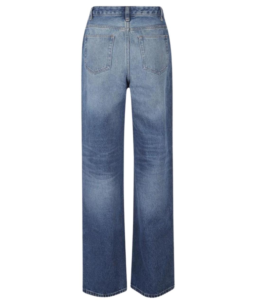 A.P.C. Темно-синие хлопковые прямые джинсы, фото 2