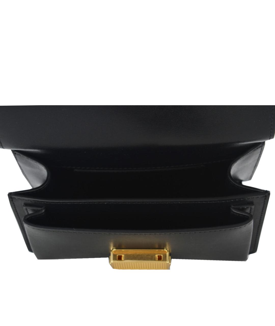 GOLDEN GOOSE DELUXE BRAND Черная кожаная сумка тоут, фото 4