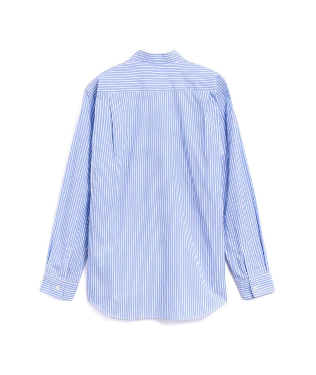 COMME DES GARÇONS HOMME PLUS Голубая хлопковая кэжуал рубашка, фото 2