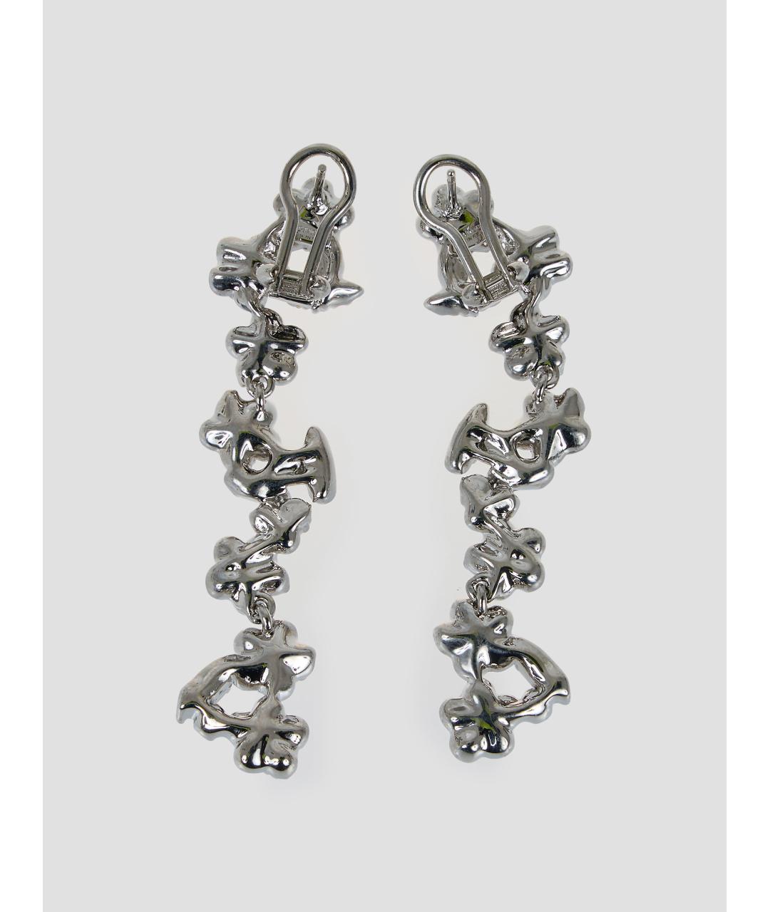 JIL SANDER Серебряные металлические серьги, фото 3