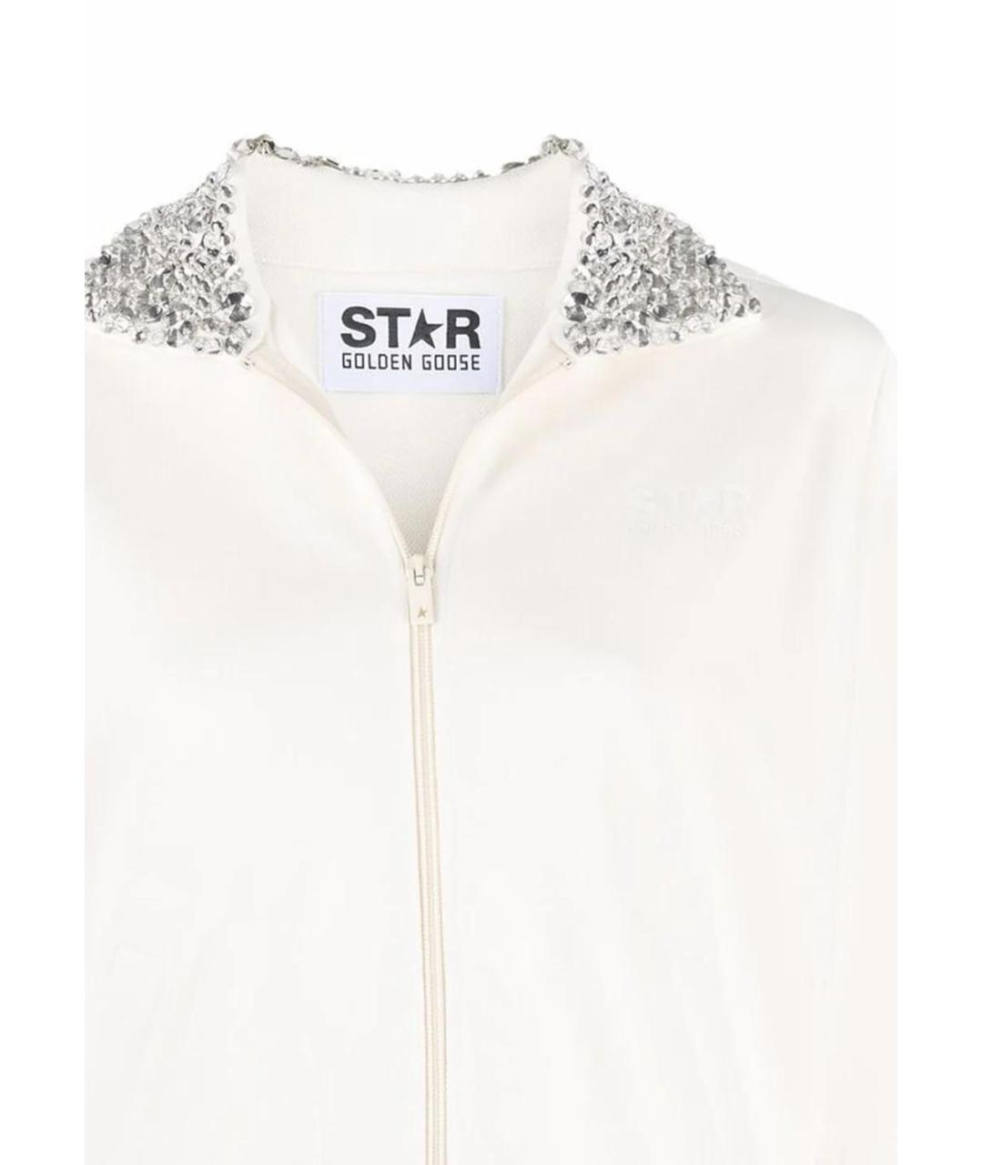 GOLDEN GOOSE DELUXE BRAND Белая полиэстеровая куртка, фото 3