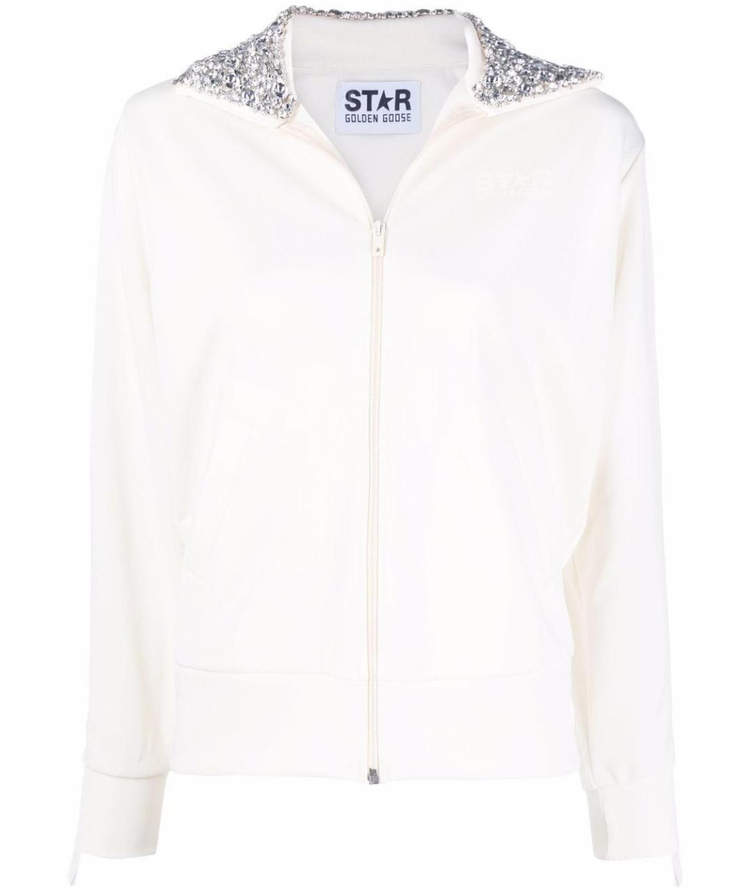 GOLDEN GOOSE DELUXE BRAND Белая полиэстеровая куртка, фото 1