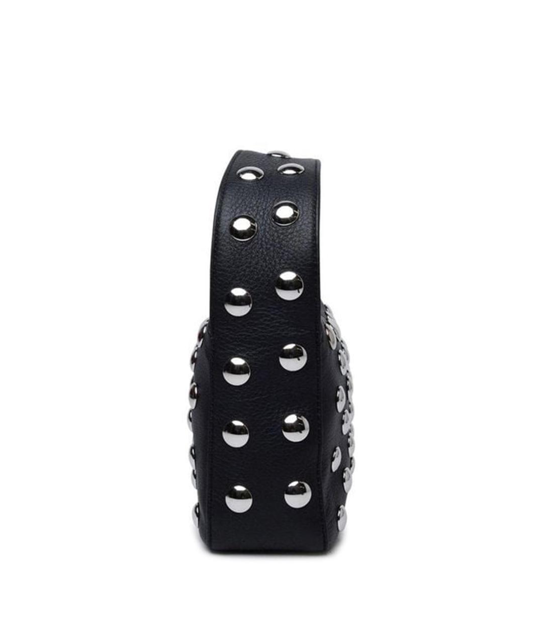 KHAITE Черная кожаная сумка через плечо, фото 2