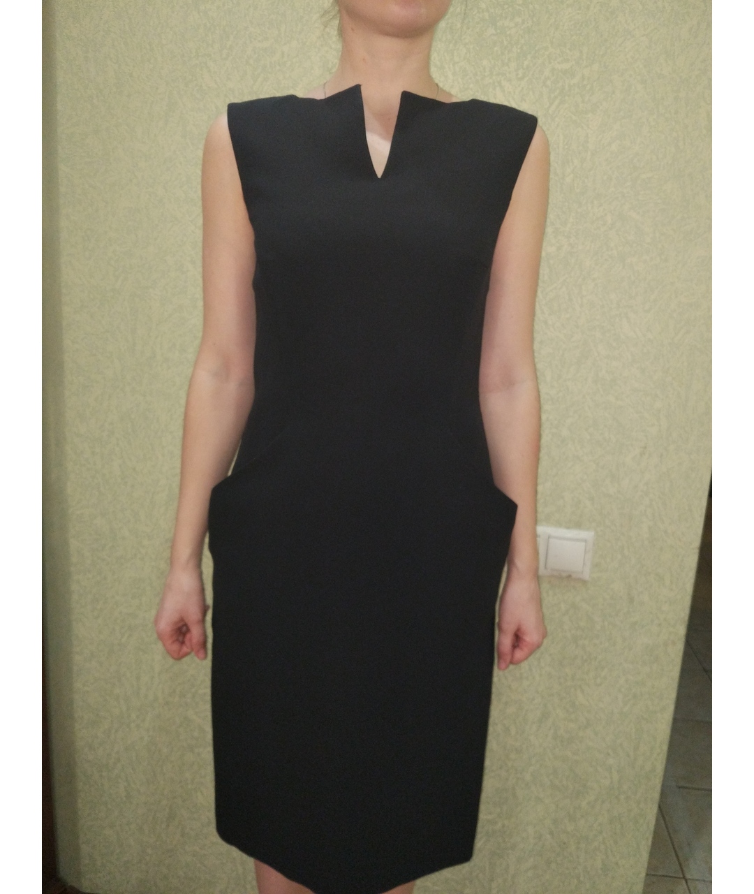 ALEXANDER MCQUEEN Черное вискозное повседневное платье, фото 5