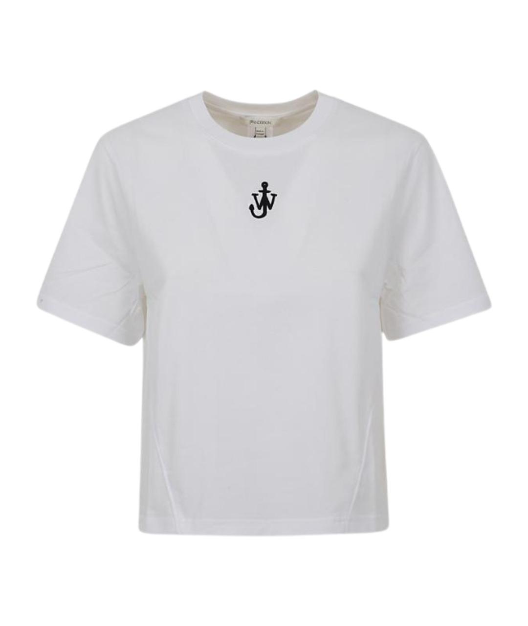 J.W.ANDERSON Белая хлопковая футболка, фото 1