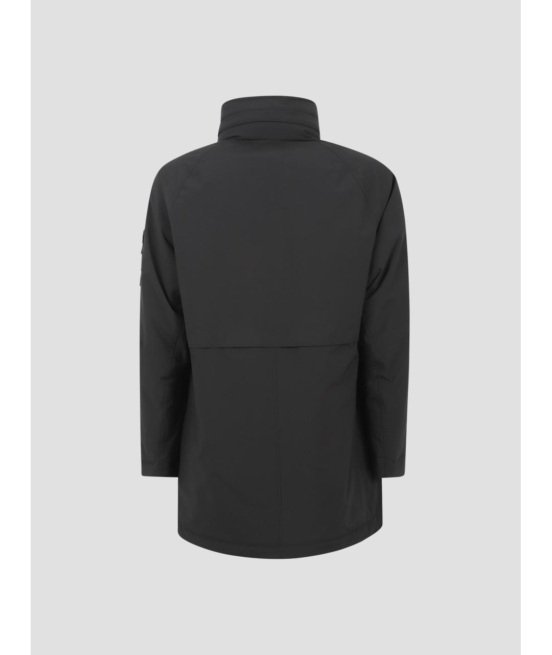 STONE ISLAND Черная полиэстеровая парка, фото 3