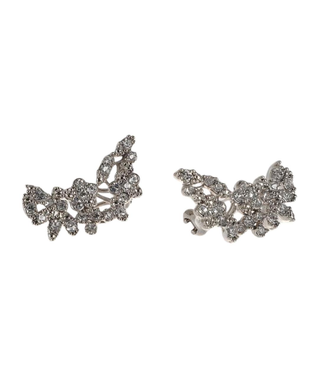 JIL SANDER Серебряные металлические серьги, фото 1