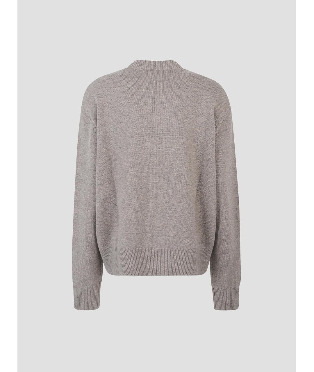 THE FRANKIE SHOP Бежевый шерстяной джемпер / свитер, фото 2