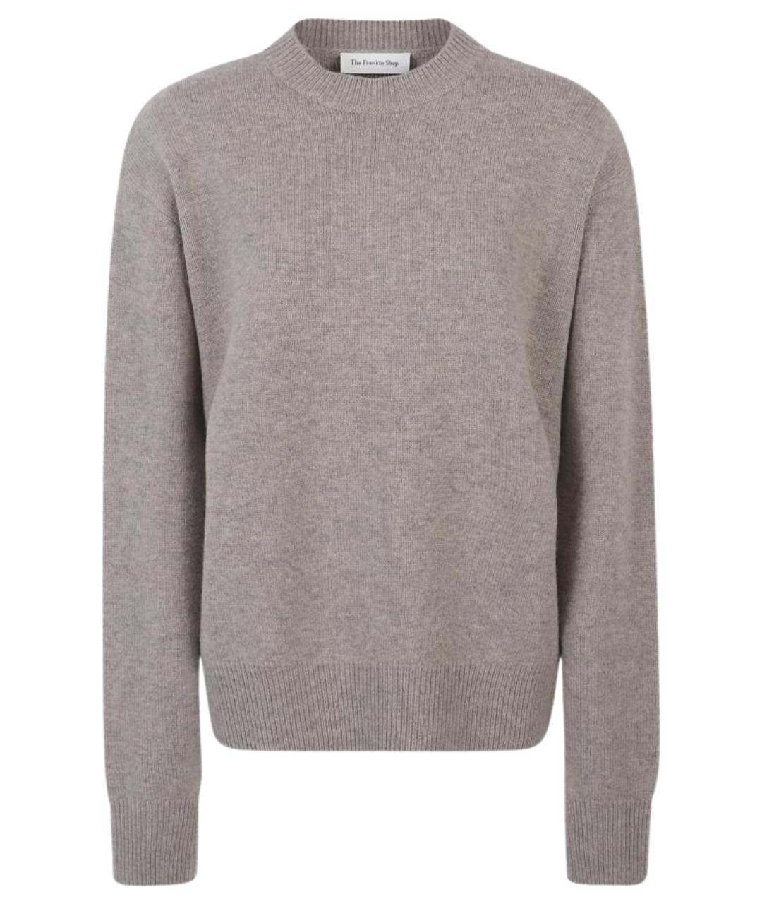 THE FRANKIE SHOP Бежевый шерстяной джемпер / свитер, фото 1