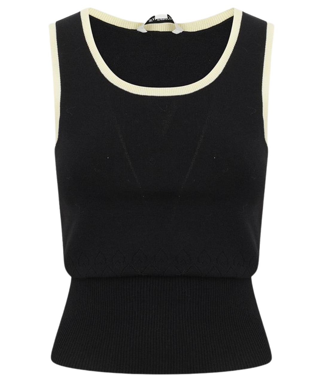 J.W.ANDERSON Черная хлопковая жилетка, фото 1