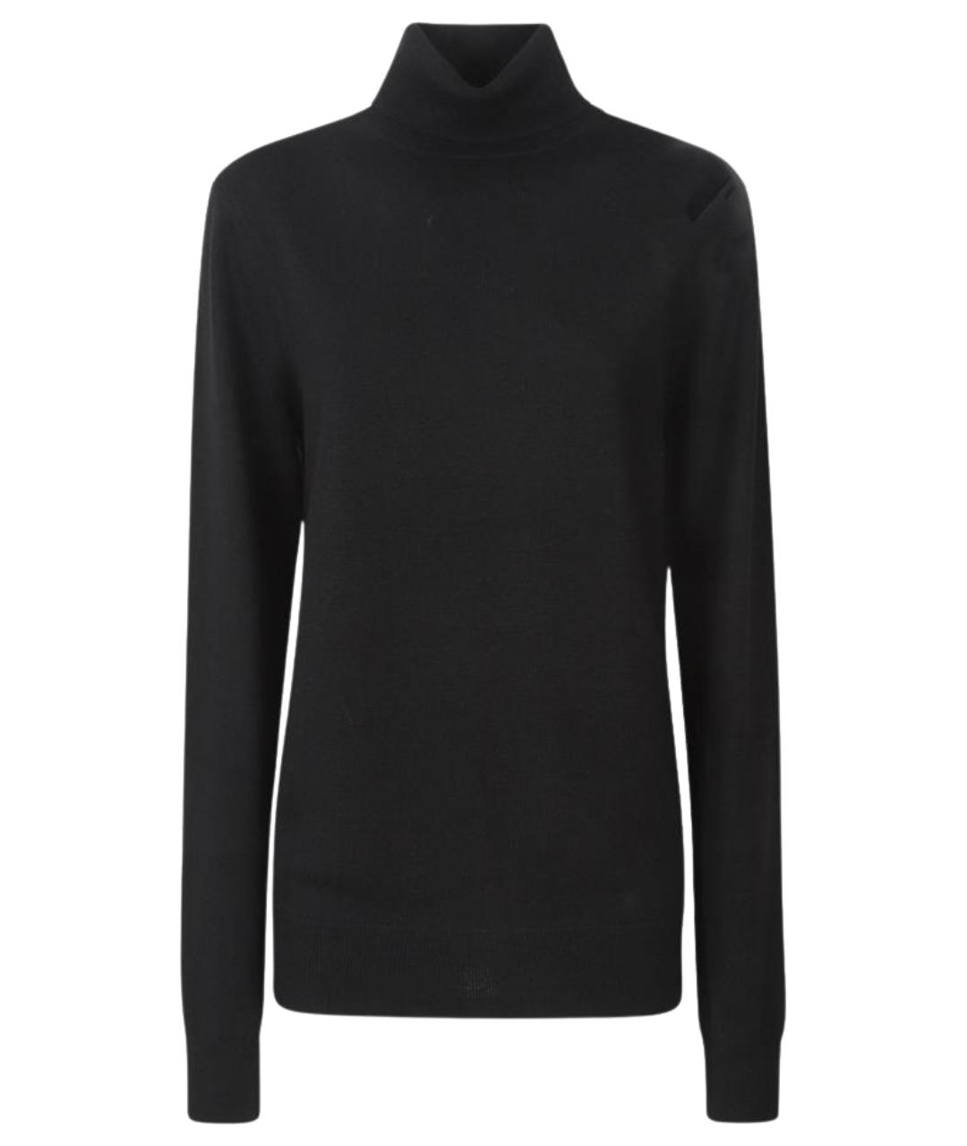 THE FRANKIE SHOP Черная шерстяная водолазка, фото 1
