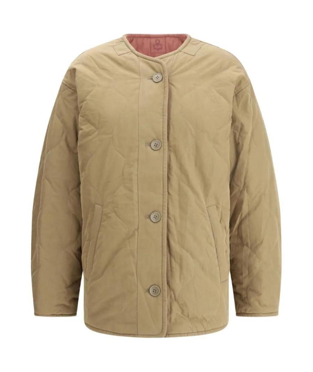 ISABEL MARANT Бежевая полиэстеровая куртка, фото 1