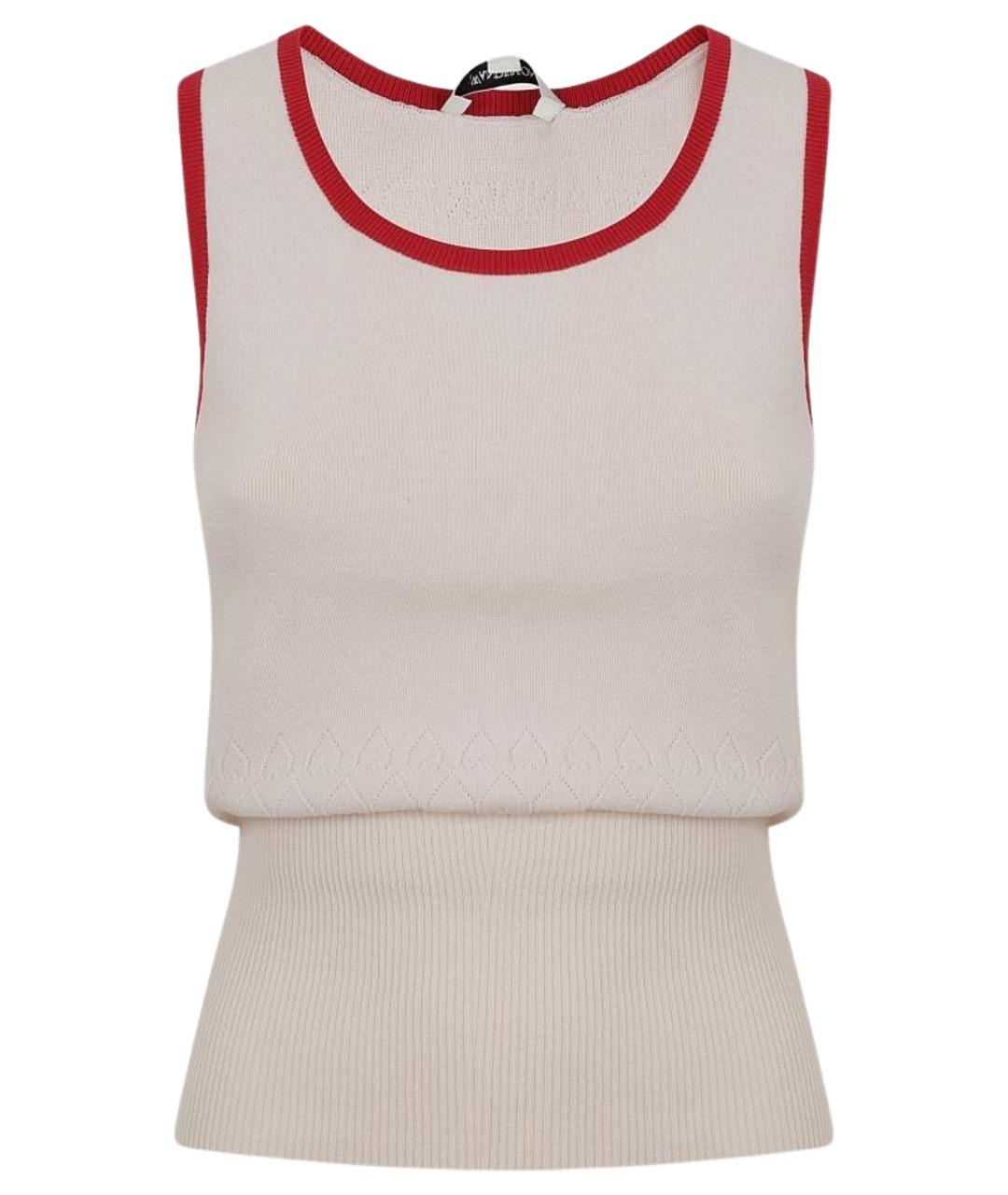 J.W.ANDERSON Бежевая хлопковая жилетка, фото 1