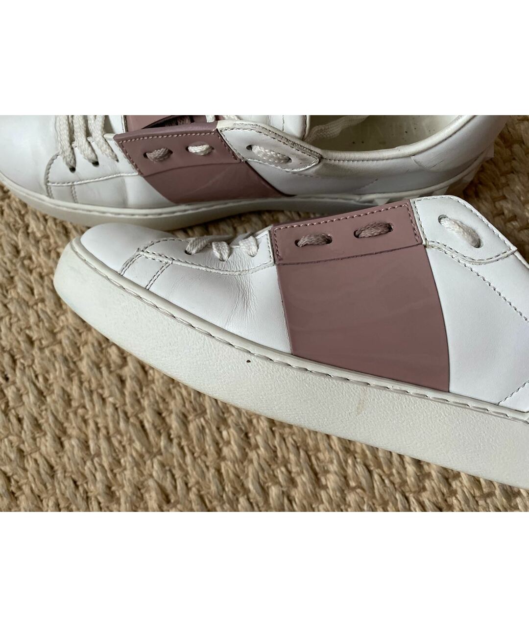 VALENTINO GARAVANI Белые кожаные кеды, фото 7