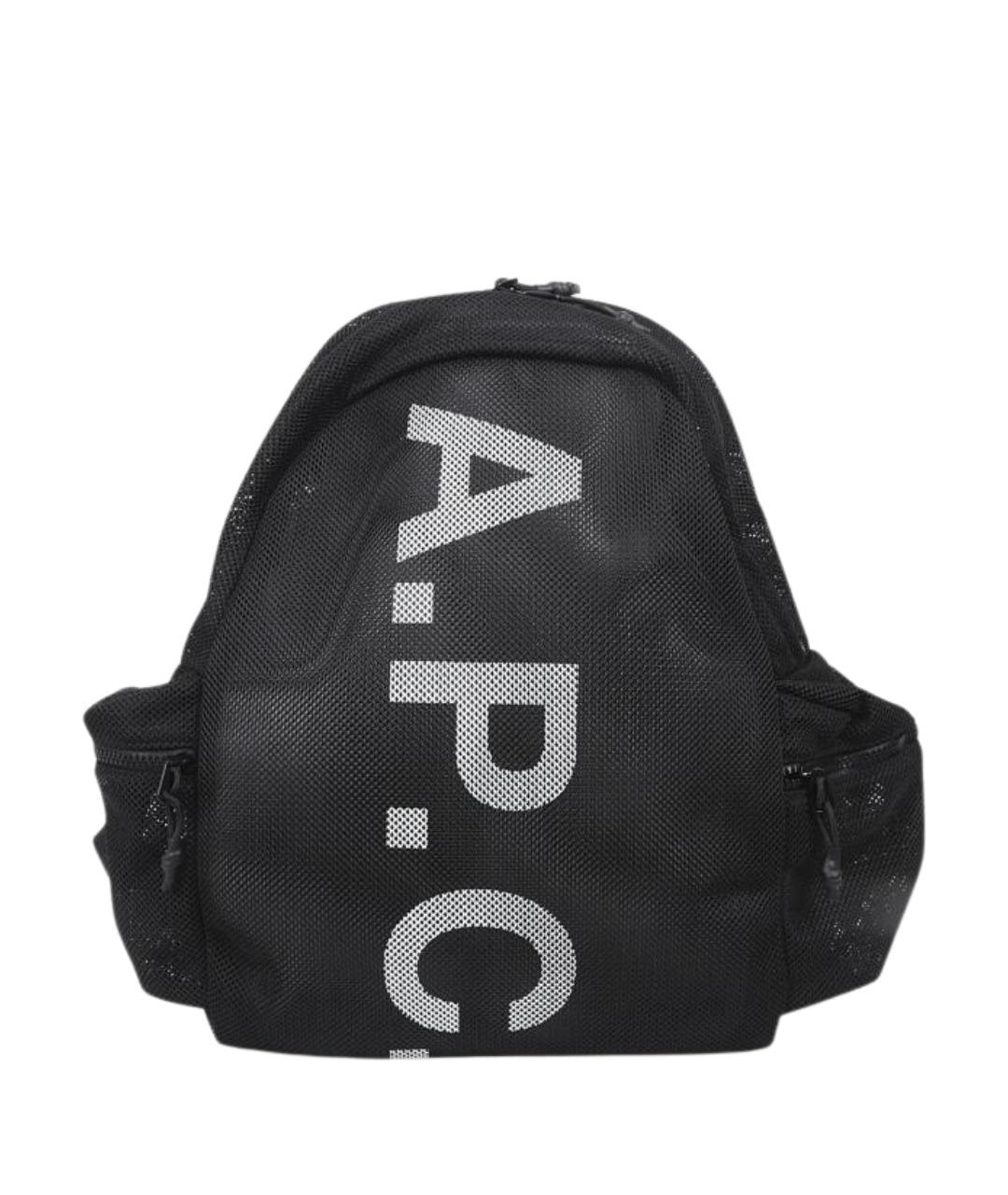 A.P.C. Черный синтетический рюкзак, фото 1