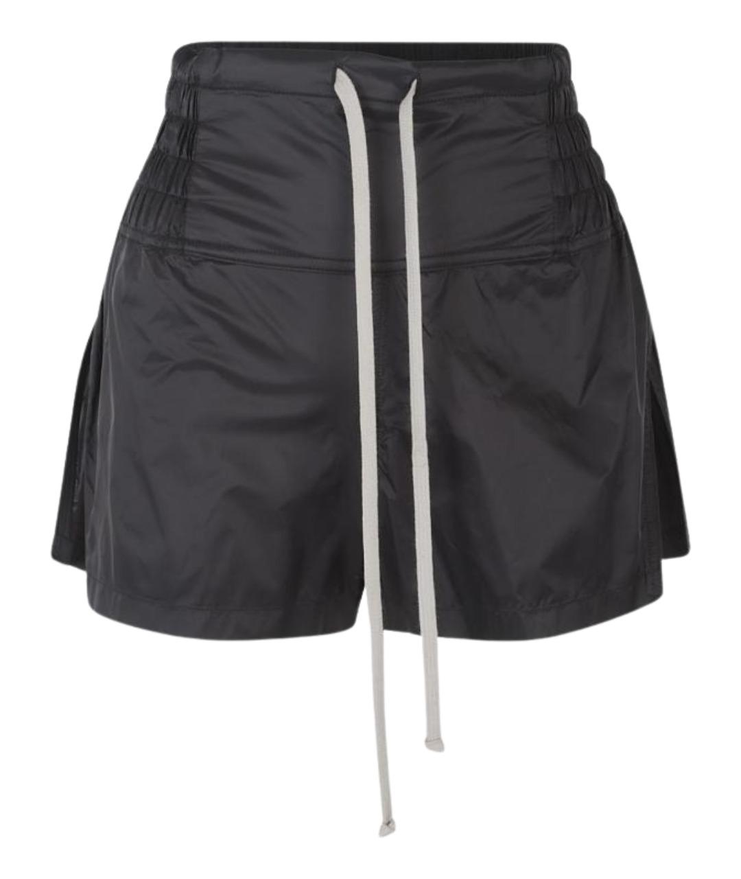 RICK OWENS Черные полиамидовые шорты, фото 1
