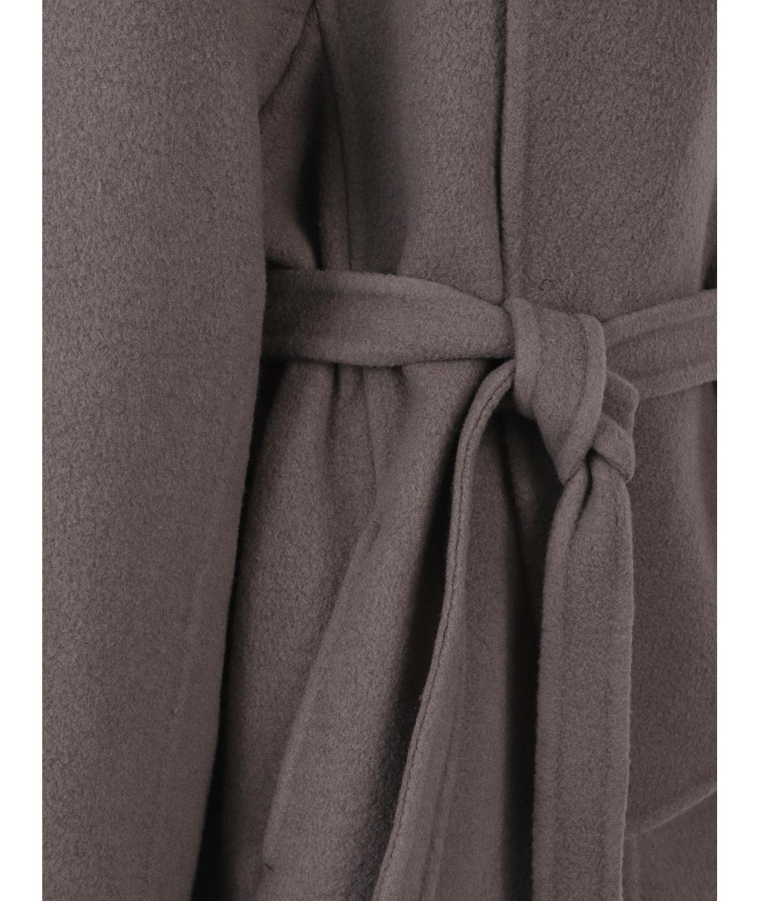 RICK OWENS Серое кашемировое пальто, фото 3
