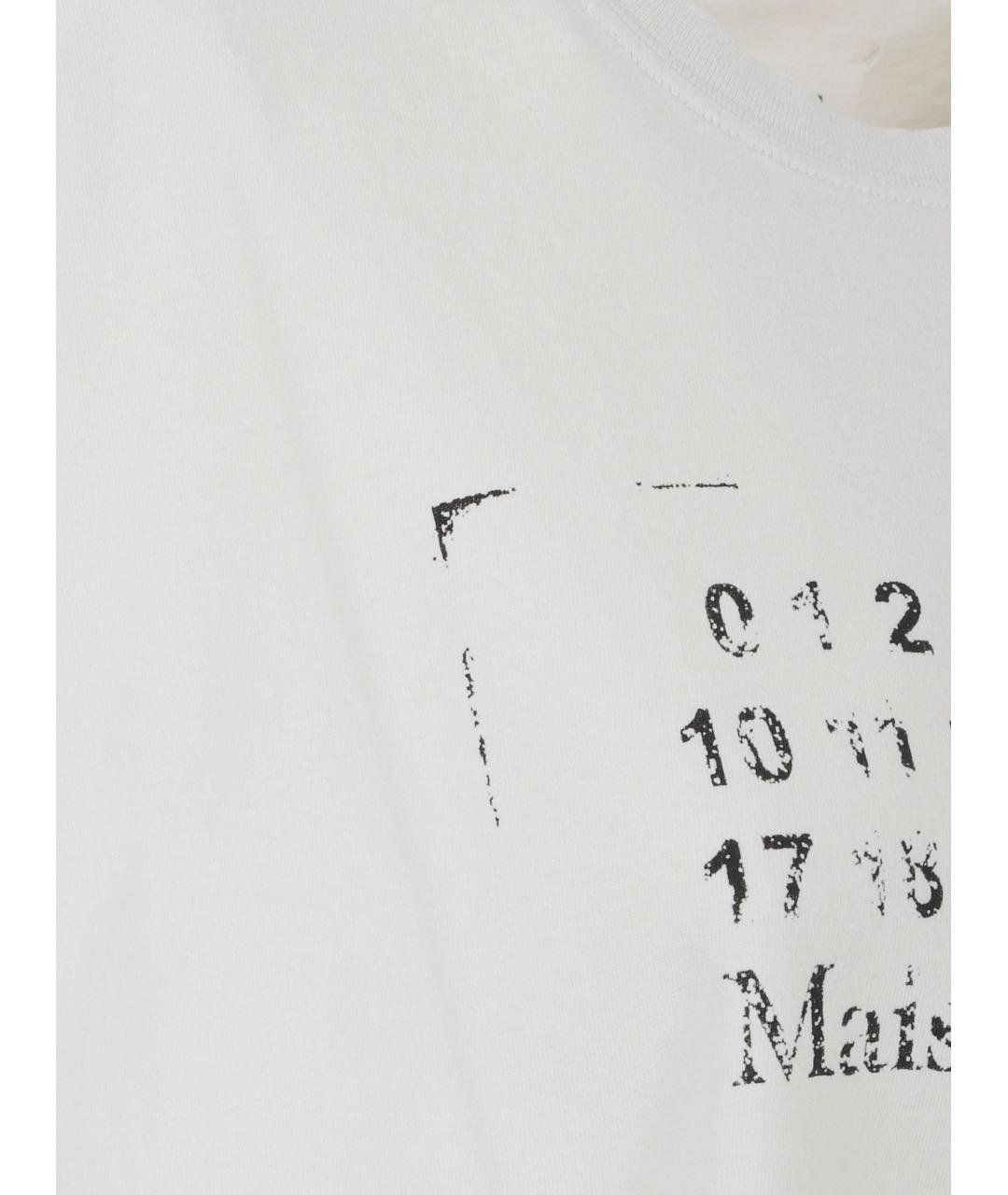 MAISON MARGIELA Бежевая хлопковая майка, фото 3