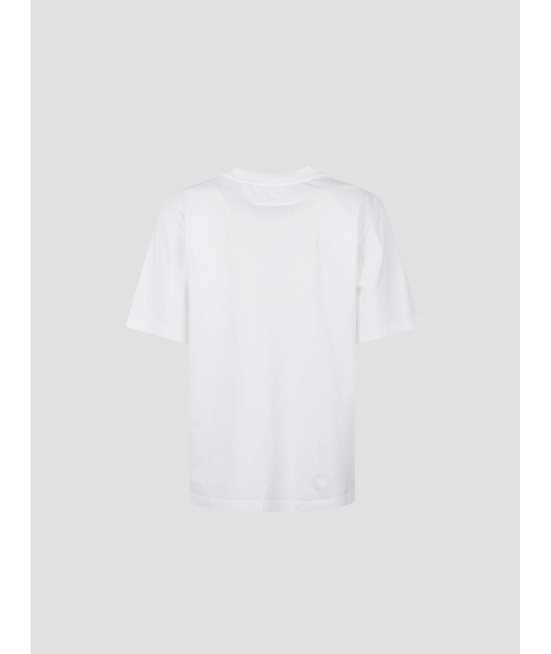 MM6 MAISON MARGIELA Белая хлопковая футболка, фото 2