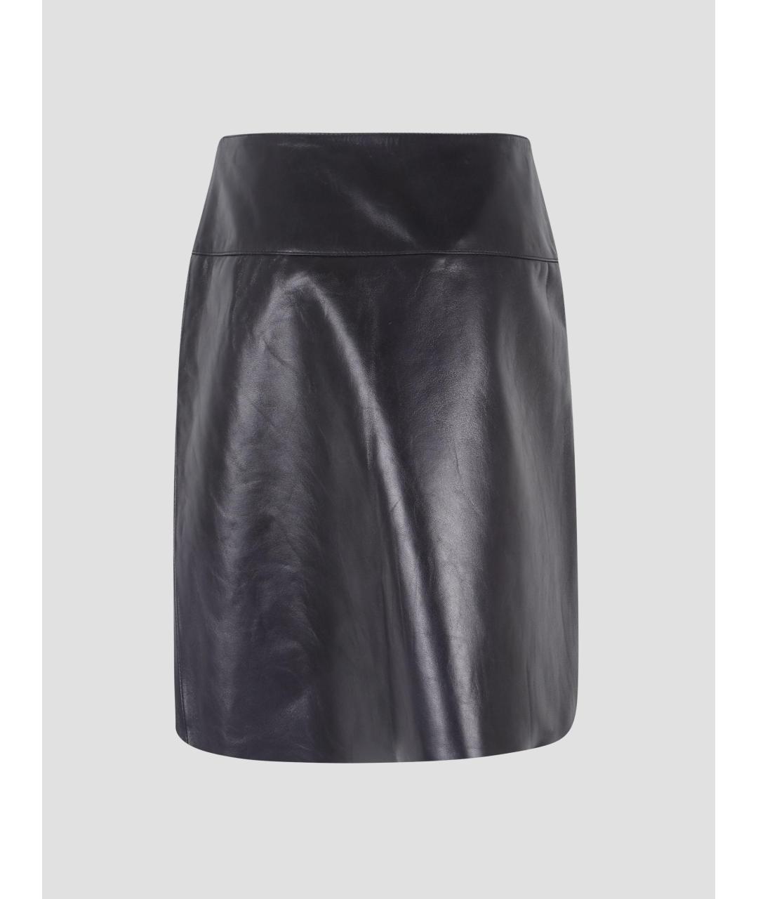 PALOMA WOOL Серая кожаная юбка миди, фото 2