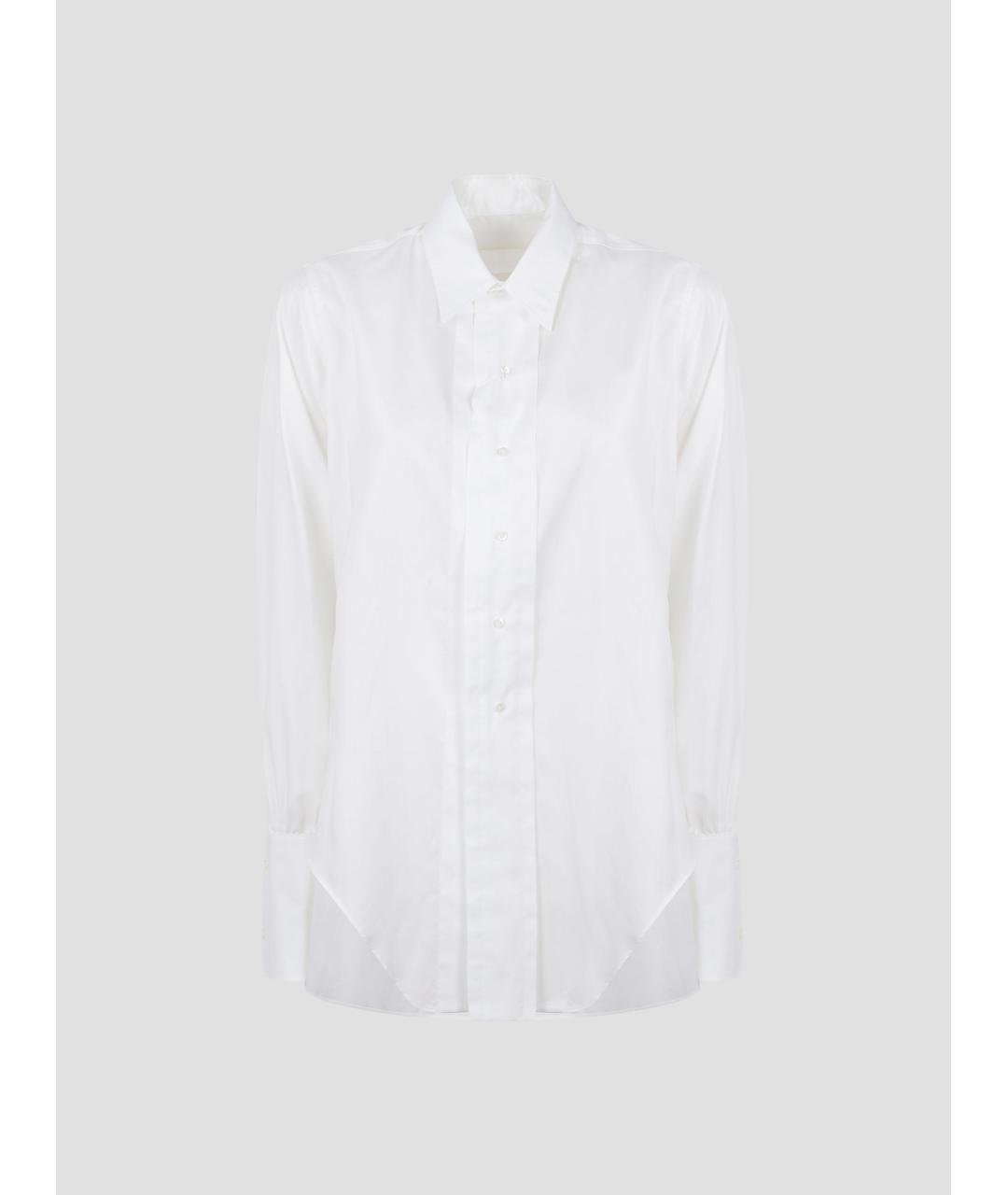 MAISON MARGIELA Белая хлопковая рубашка, фото 4