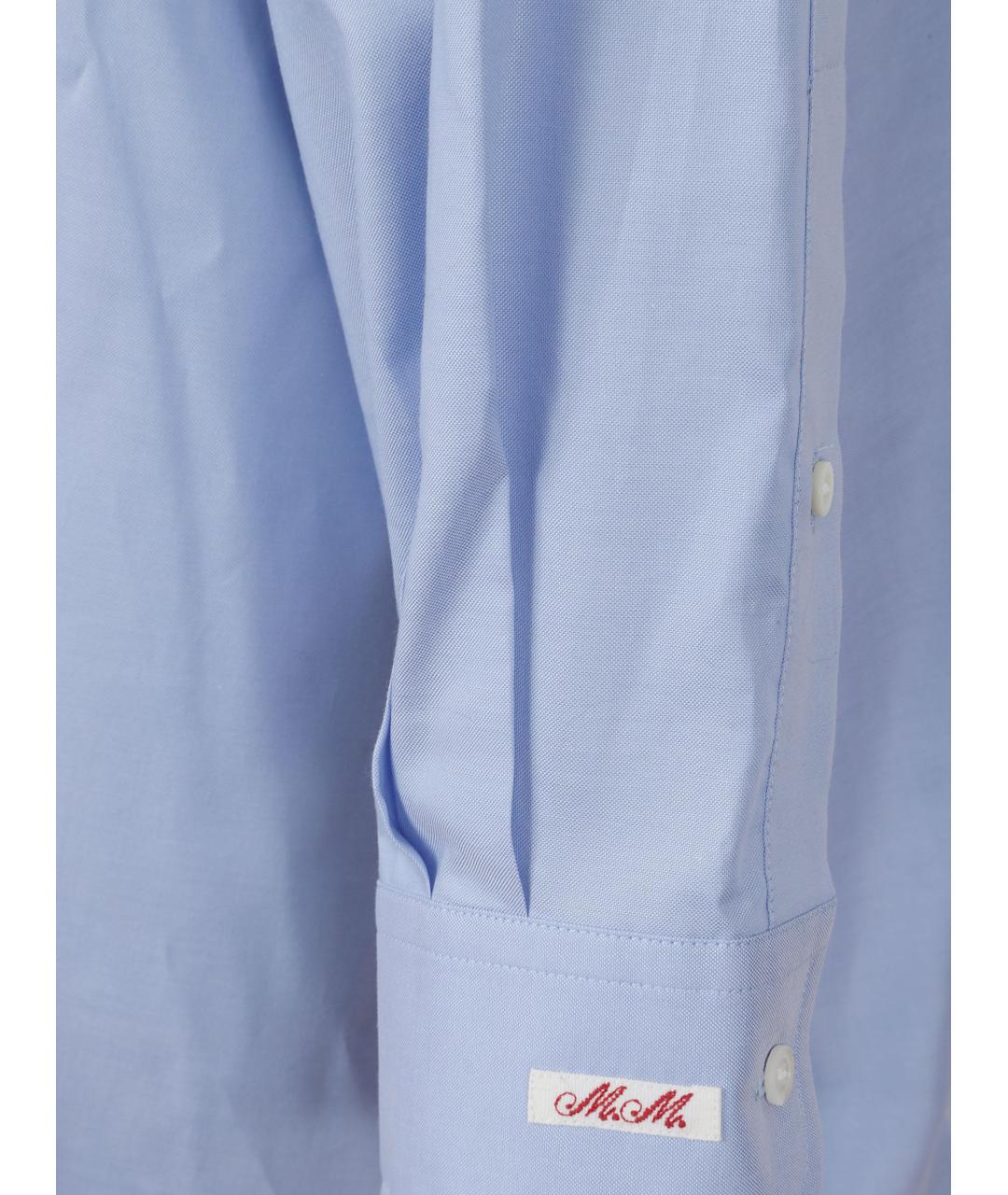 MAISON MARGIELA Голубая хлопковая рубашка, фото 3