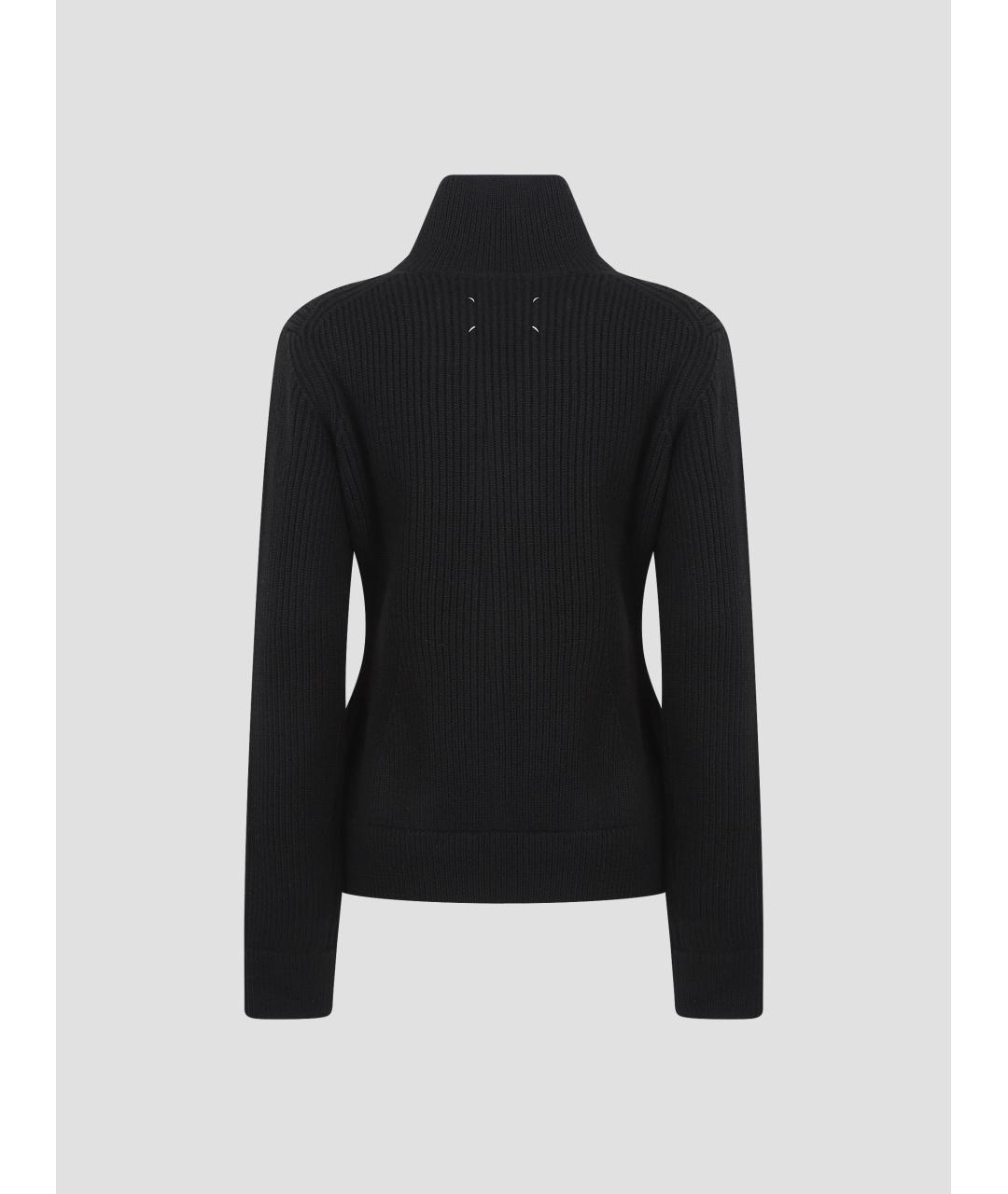 MAISON MARGIELA Черный шерстяной кардиган, фото 2