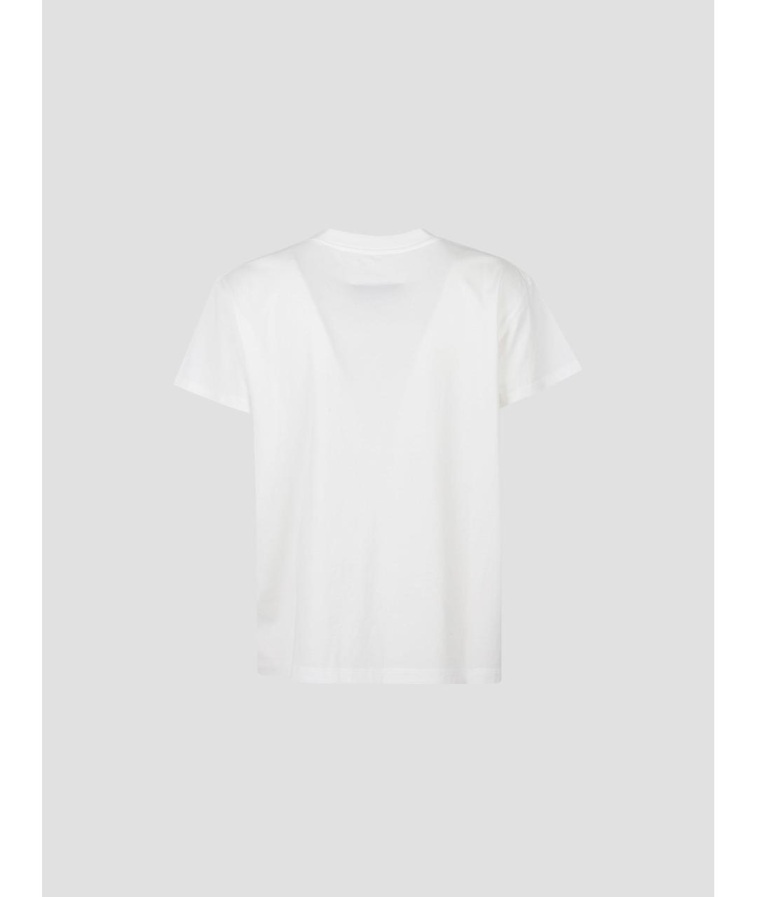 MM6 MAISON MARGIELA Белая хлопковая футболка, фото 2