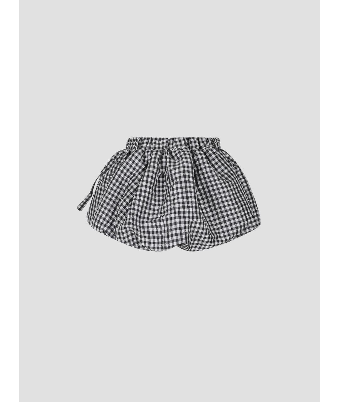 GANNI Черная полиэстеровая юбка мини, фото 2