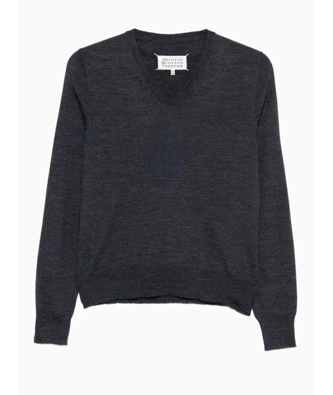 MAISON MARGIELA Синий шерстяной джемпер / свитер, фото 1