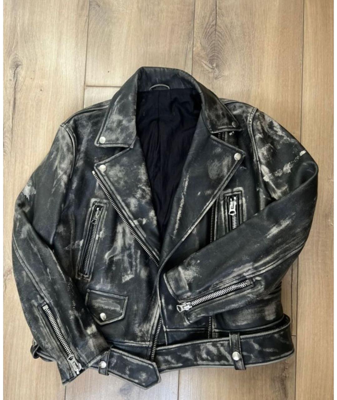 Acne studios clearance merlyn leather jacket