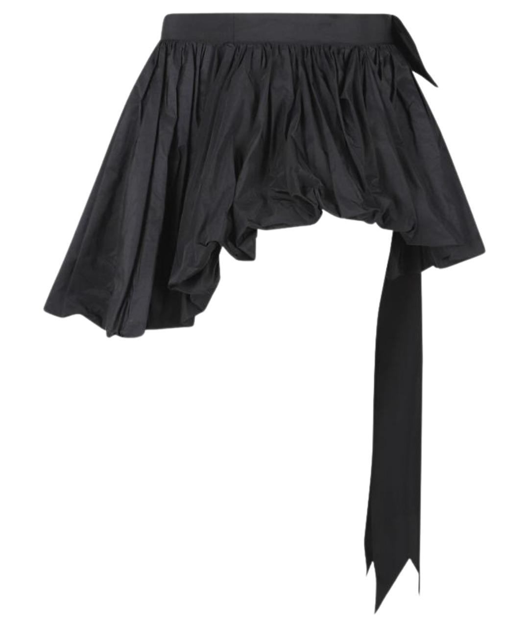 DSQUARED2 Черная полиэстеровая юбка мини, фото 1