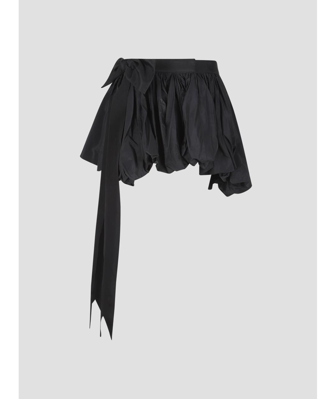 DSQUARED2 Черная полиэстеровая юбка мини, фото 2