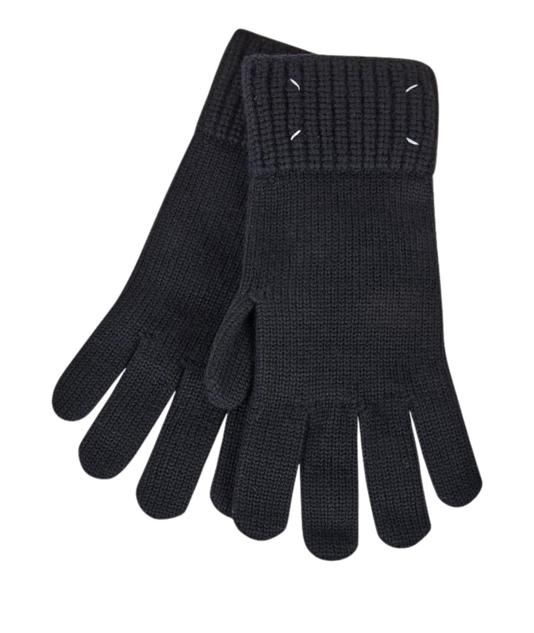 MAISON MARGIELA Черные перчатки, фото 1