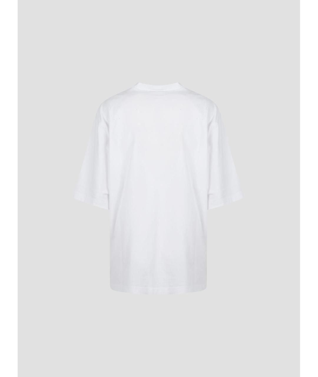 DSQUARED2 Белая хлопковая футболка, фото 2