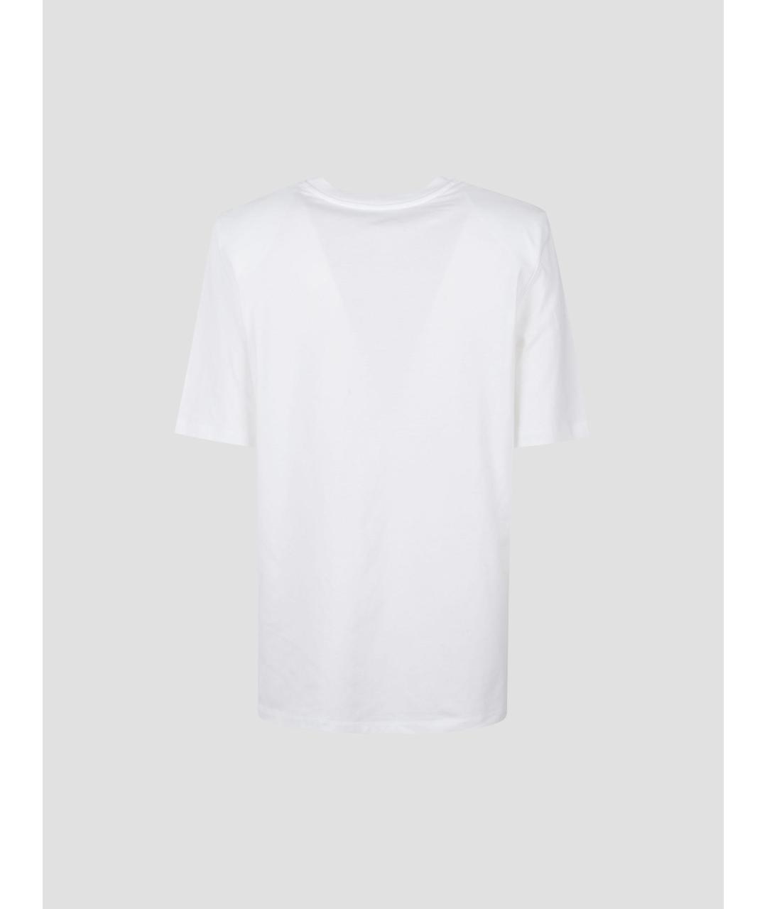 THE FRANKIE SHOP Белая хлопковая футболка, фото 2