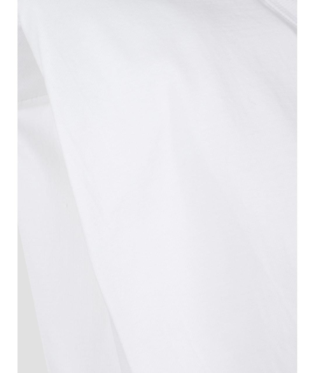 THE FRANKIE SHOP Белая хлопковая футболка, фото 3