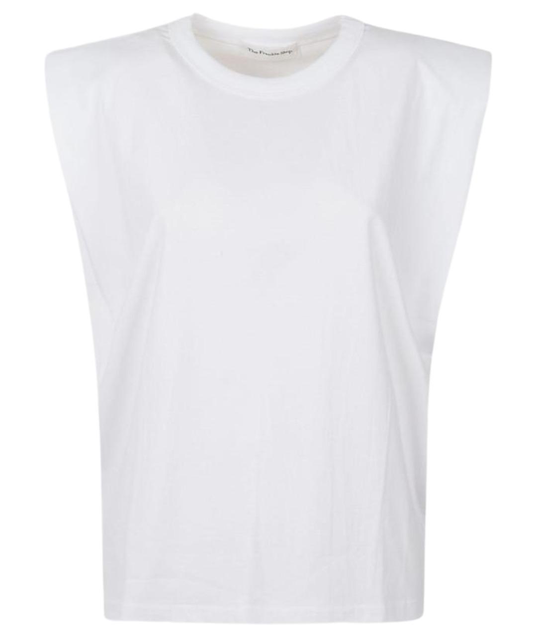 THE FRANKIE SHOP Белая хлопковая футболка, фото 1