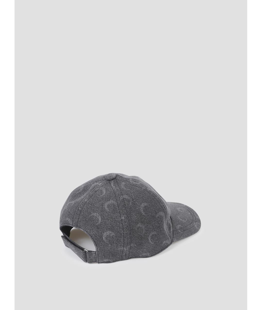 MARINE SERRE Серая хлопковая кепка, фото 2