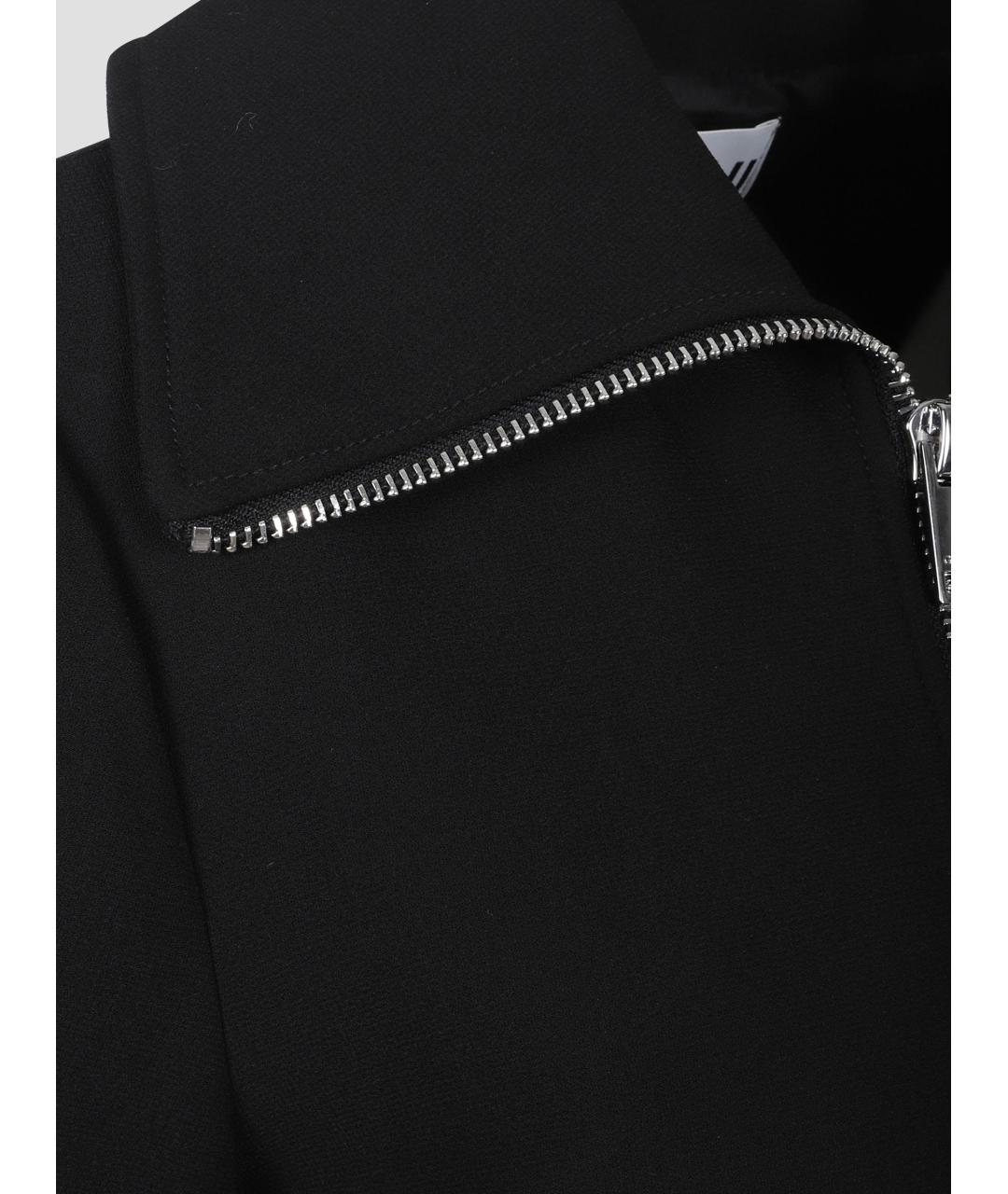 GANNI Черное полиэстеровое повседневное платье, фото 3