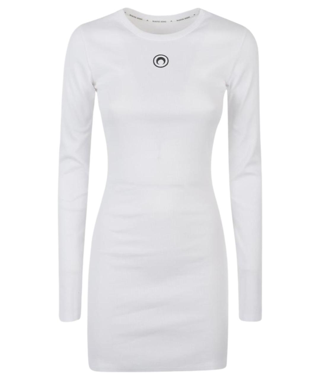 MARINE SERRE Белое хлопковое повседневное платье, фото 1