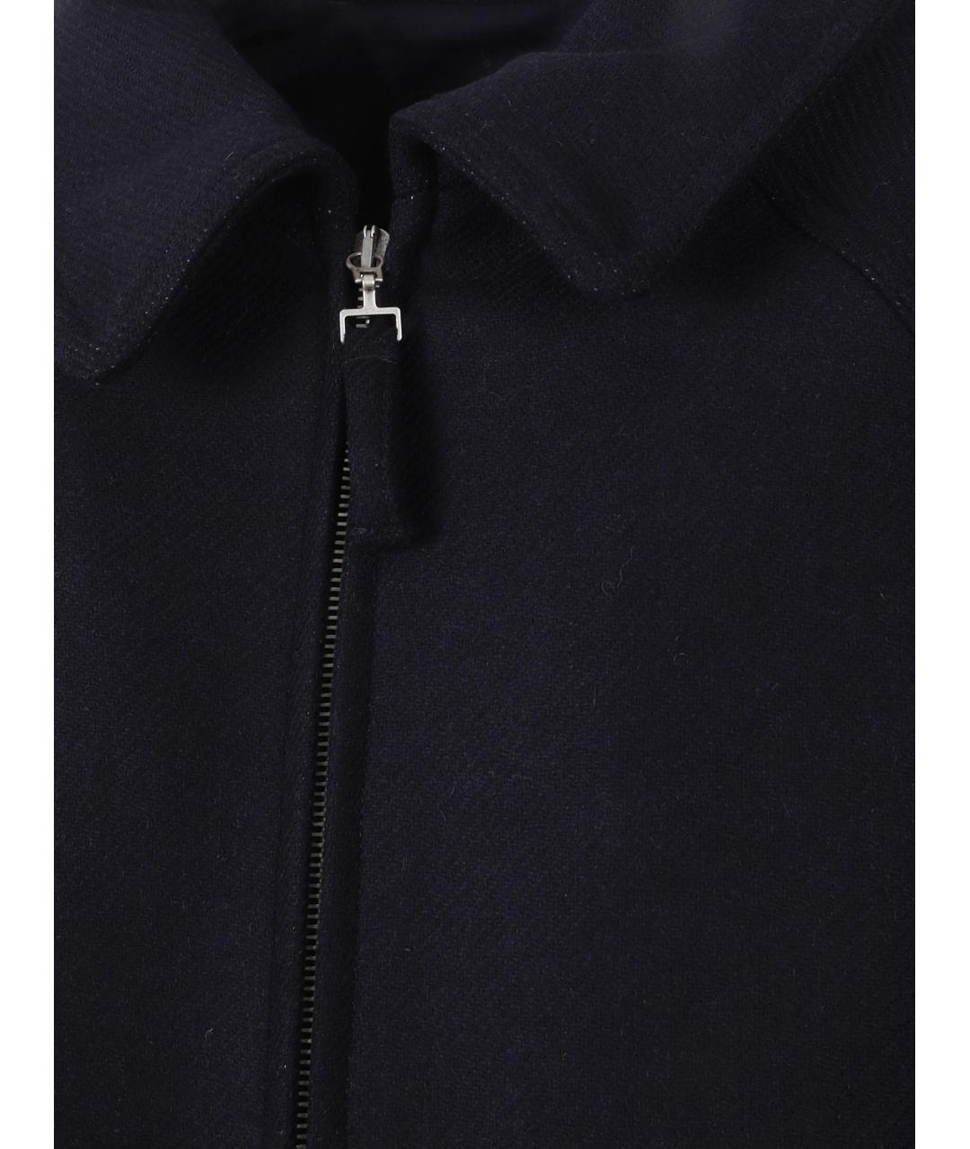 A.P.C. Темно-синяя шерстяная куртка, фото 3