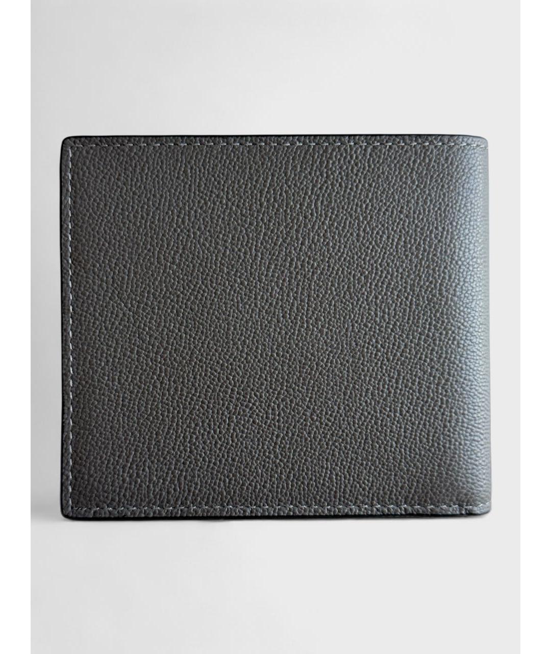 BURBERRY Черный кожаный кошелек, фото 5